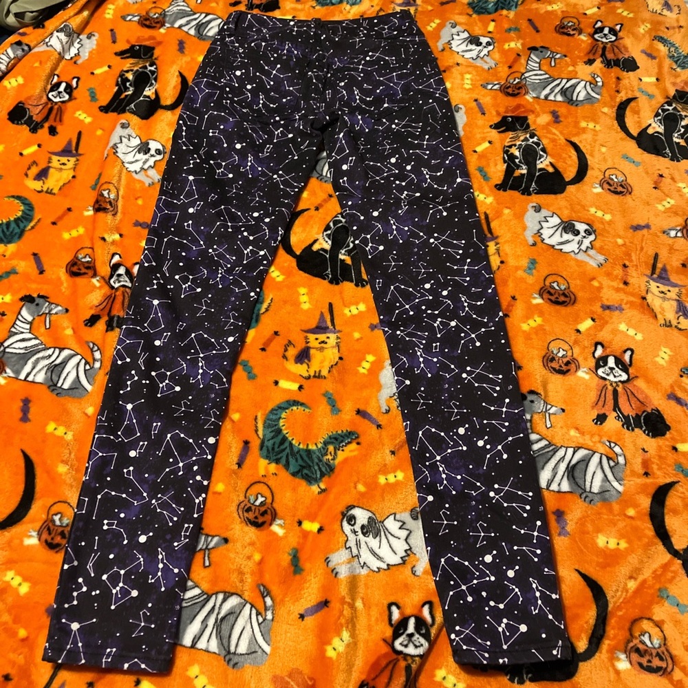 Black heart Galaxy constellations  hot topic pants size 1 super skinny
